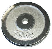 chromowana waga 10kg - DLA osi o średnicy 28mm