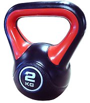 Kettlebell z wypełnieniem cementowym 2 kg