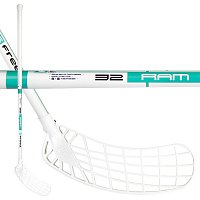 Kij do unihokeja Freez RAM 32 prawy 95cm biały-mentol