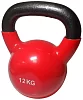 Kettlebell 12 kg żeliwny z winylową osłoną