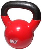 Kettlebell 12 kg żeliwny z winylową osłoną