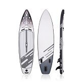 Paddleboard 335x86x15 cm z akcesoriami biało-szary