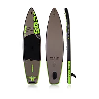 Paddleboard 335x81x15 cm z akcesoriami szary i czarny